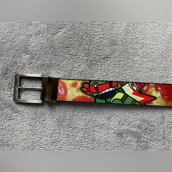 Bioworld Teenage Mutant Ninja Turtles Belt TMNT Adjustable Buckle Men’s Medium - Picture 6 of 16